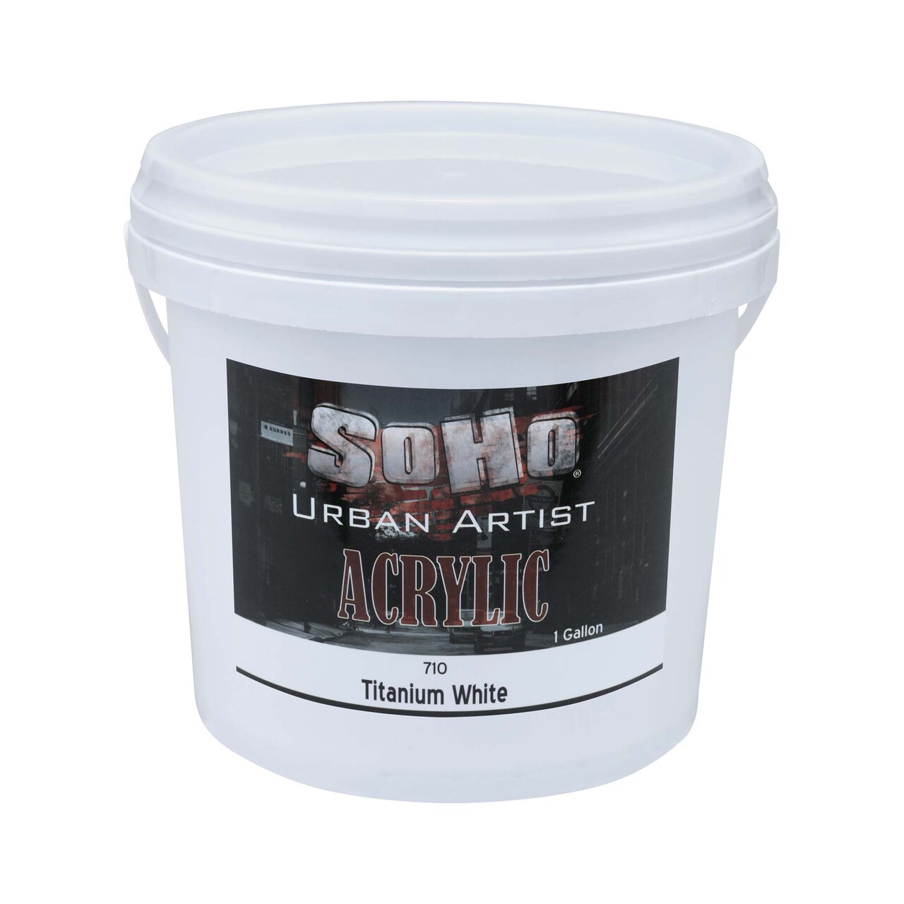 SoHo Urban Artist Heavy Body Acrylic Paint - 1 Gallon - Thick, Rich Color, Excellent Coverage, Professional Quality - Artists Acrylic Paint
